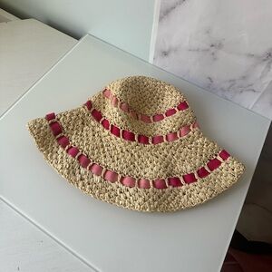 ROUTE 65 STRAW BEACH SUMMER HAT - EXCELLENT CONDITION